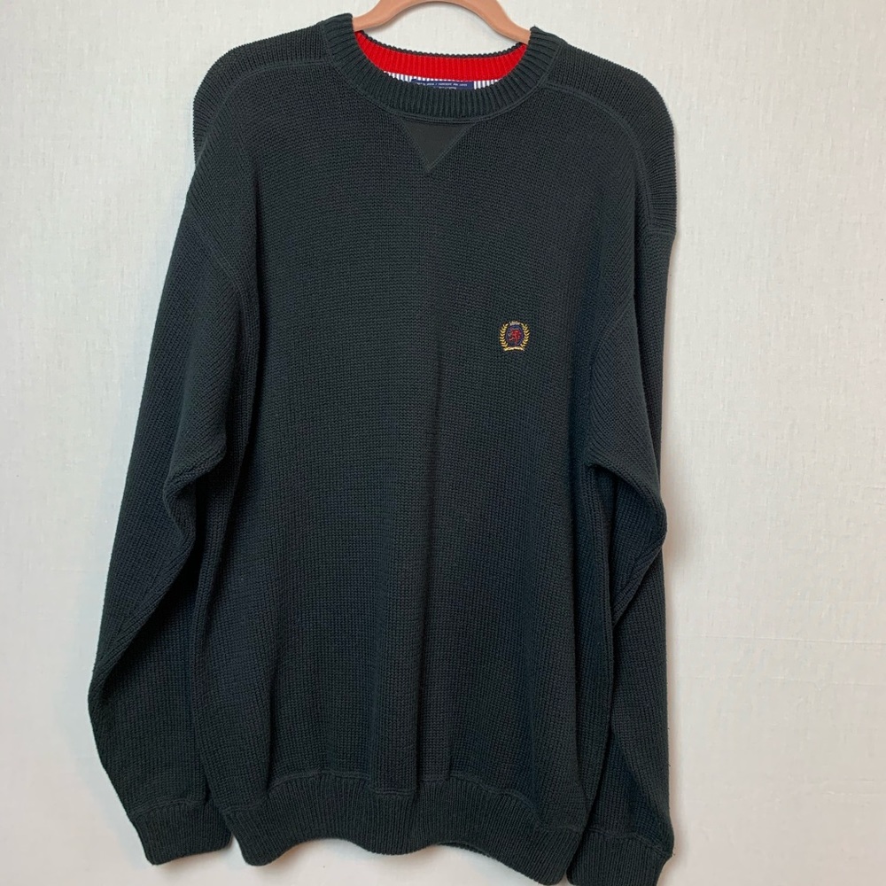 Tommy Hilfiger Cotton Heavyweight Sweater Sz Med